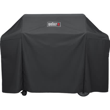 Weber Genesis 400 Series Black Polyester Grill Cover, 71 in.