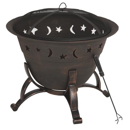 Outdoor Expressions 29 In Moon Stars Fire Pit Hartville