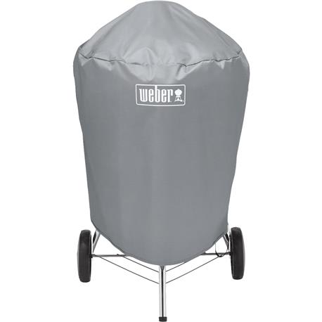 Weber Gray Vinyl Kettle Grill Cover, 23 in.