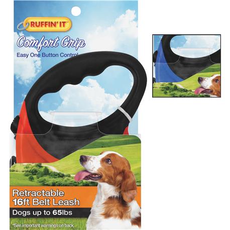 Westminster Pet Ruffin' it Retractable Leash With Comfort Grip Handle