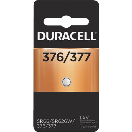 Duracell 376/377 Silver Oxide Button Cell Battery