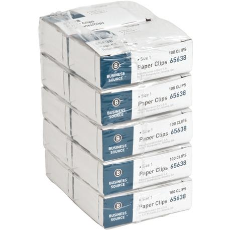 Staples Regular Paper Clips, 100 Pack