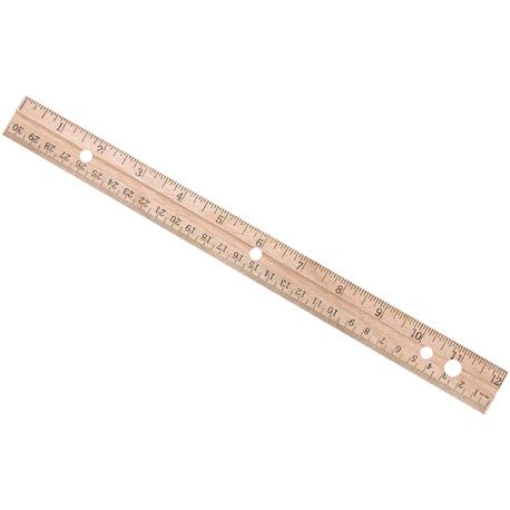 12 in. Wood Ruler