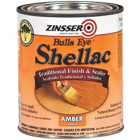 zinsser bulls shellac quart amber eye hartville