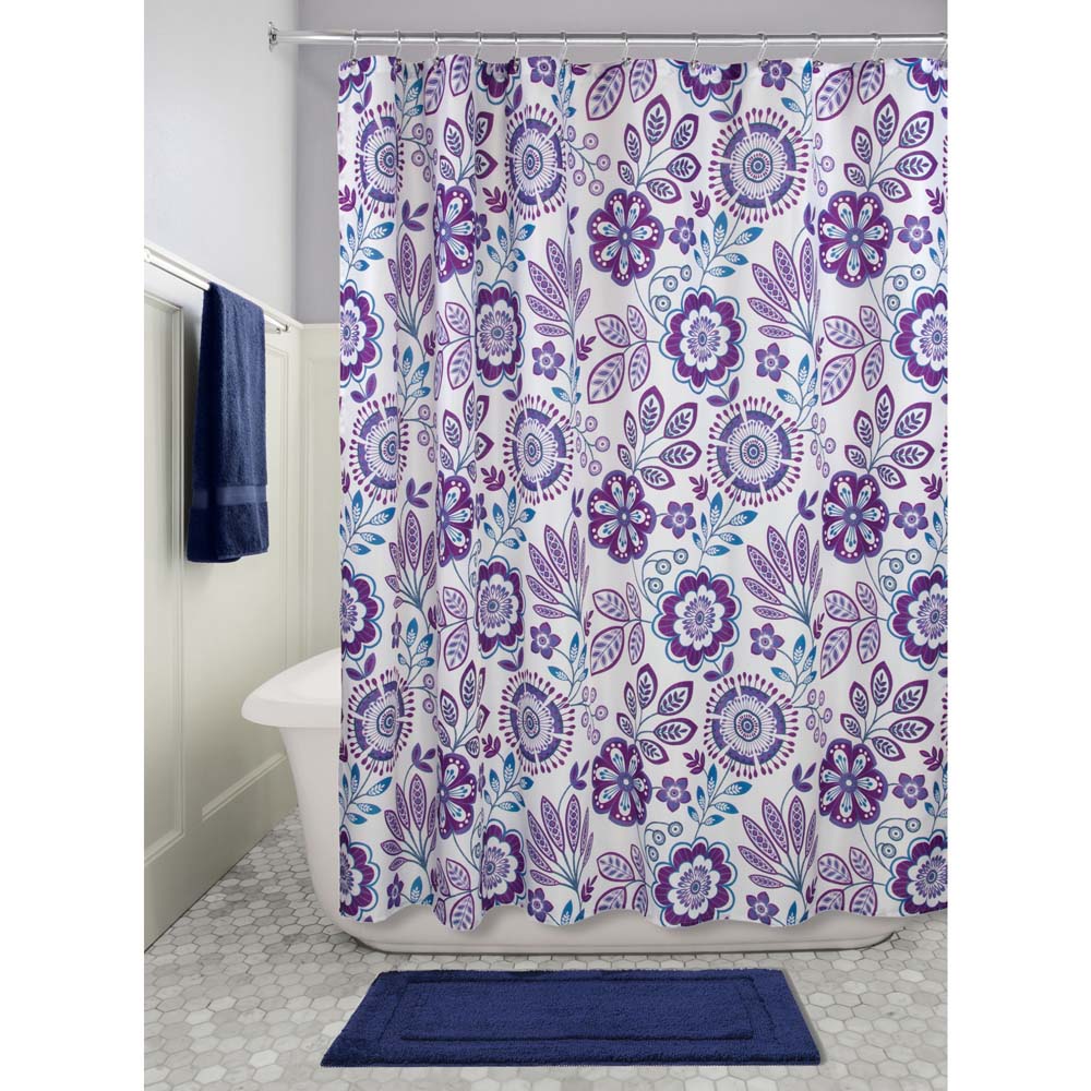 Interdesign #61020 Luna Floral Shower Curtain