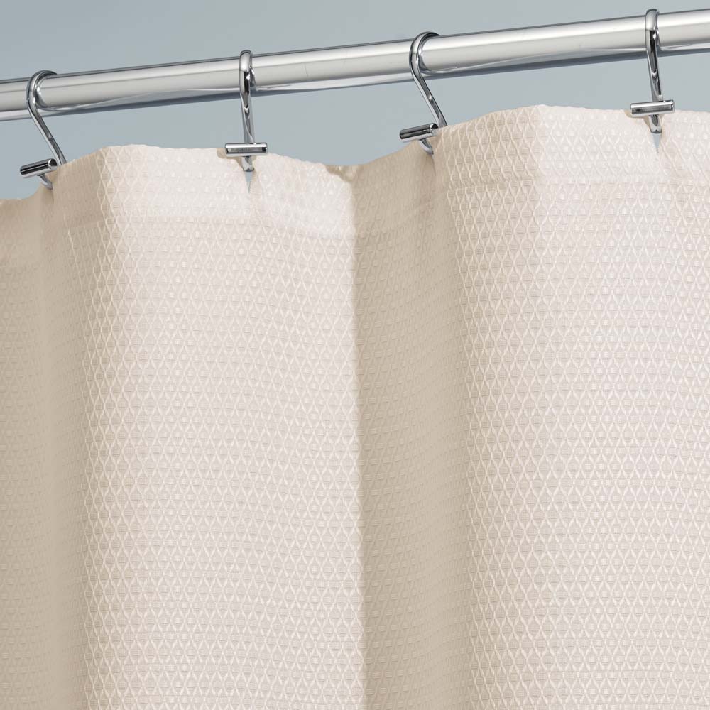 Interdesign Paxton Fabric Shower Curtain Luxury Hotel Long 72 X 84 Interdesign Paxton Fabric Shower Curtain Luxury Hotel Long 72 X 84 Sand