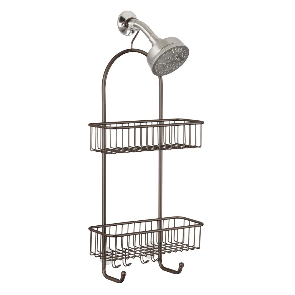 Interdesign 68941 Bronze Classico Extra Large 2Tier Shower Caddy