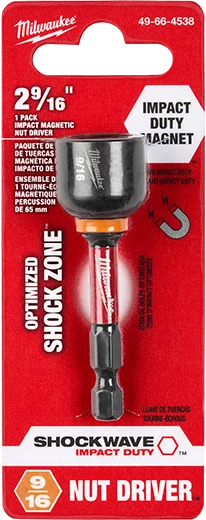 Milwaukee SHOCKWAVE 2-9/16-in. Magnetic Nut Drivers | Hartville