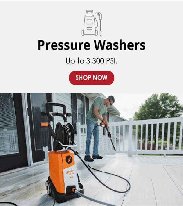 Search result page for pressure washers.