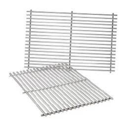 Two stainless steel grill racks to be used as replacement grill grates