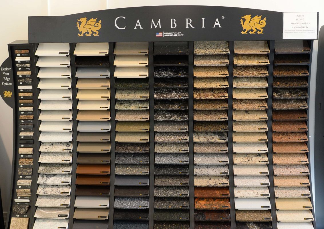 What Products can I see in your Showrooms - Cambria Showroom