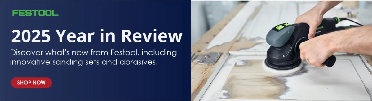 Landing page for new Festool products