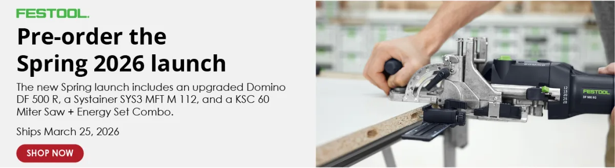 Landing page for festool