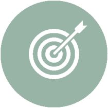 Our Mission - A Target with Arrow in Middle