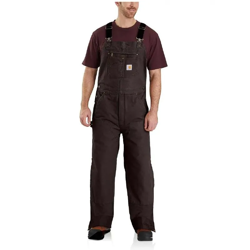Quilt lined bib overalls hot sale