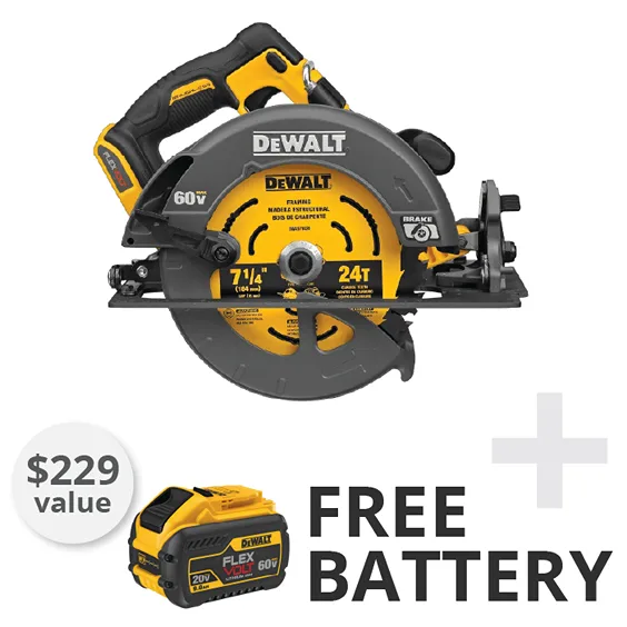 Dewalt 60v max circular saw 2025