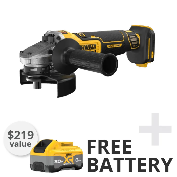 DEWALT 20V MAX XR Cordless 4 1 2 5 in. Angle Grinder Hartville Hardware