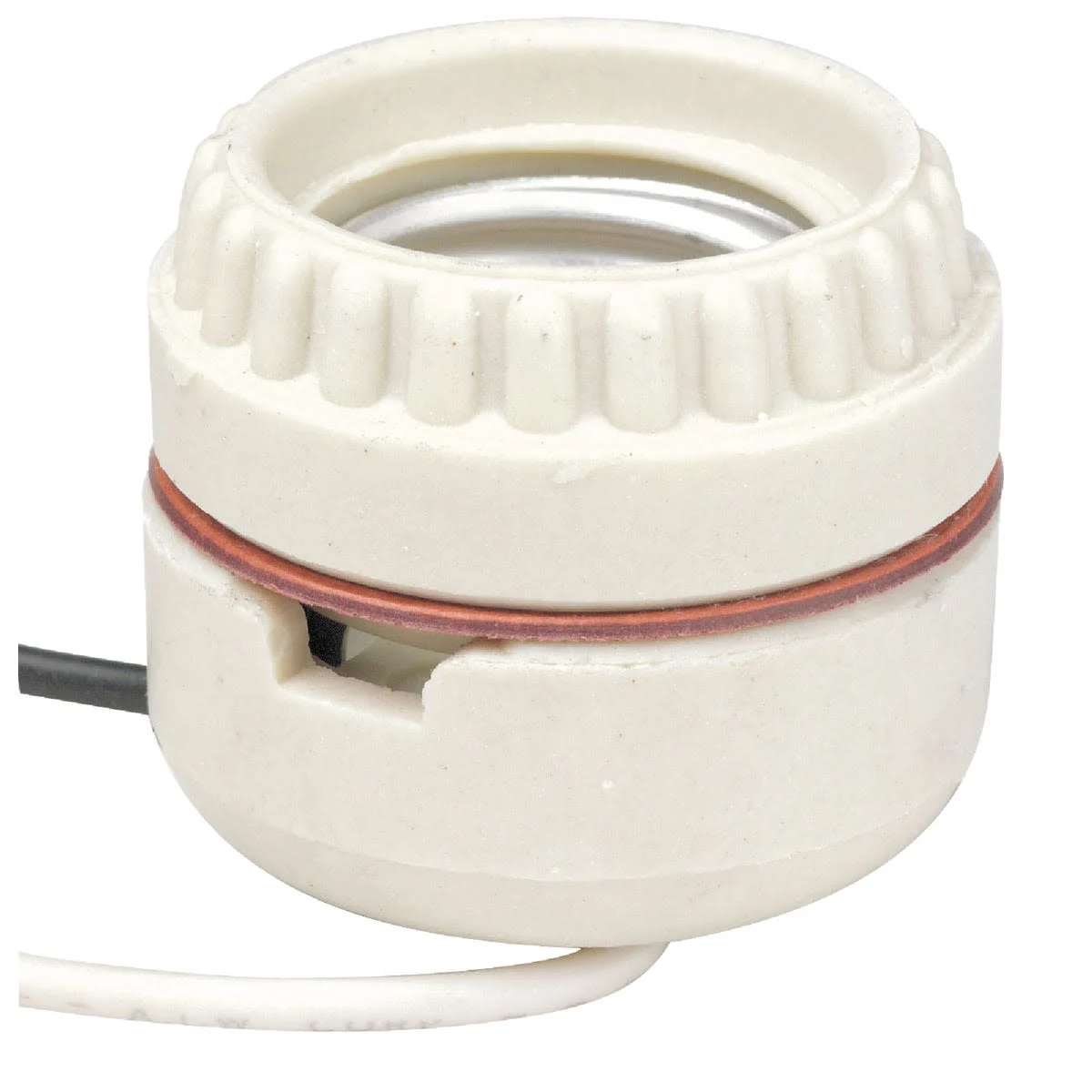 Leviton Keyless Medium Base White Porcelain Lamp Socket Hartville Hardware