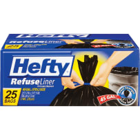 Hefty Steel Sak 39 Gal. Heavy Duty Black Trash Bag (30-Count)