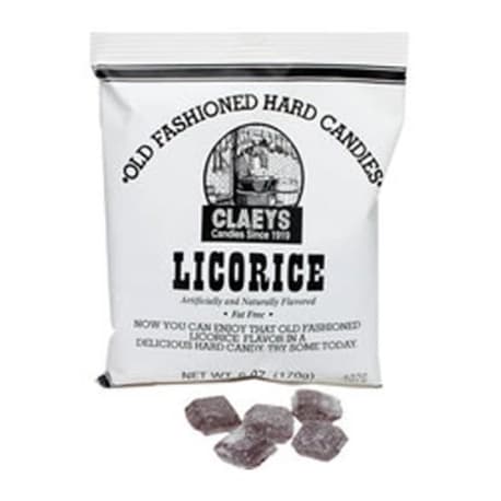 Claeys Old Fashioned Licorice Hard Candies, 6 oz.