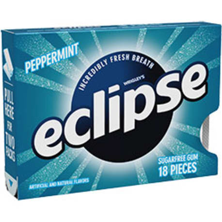 Eclipse Peppermint Gum, 18 Pieces