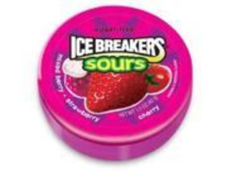 Ice Breakers Sugar Free Sour Mixed Berry Chews, 1.5 oz.