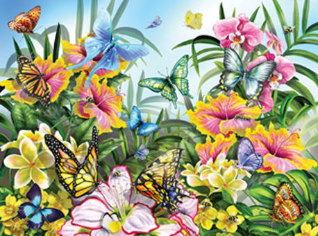 SunsOut "Garden Colors" Puzzle, 1000-Pieces