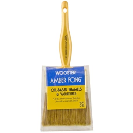 Wooster 3 in. Amber Fong Paint Brush