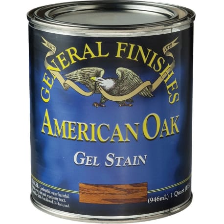 General Finishes American Oak Gel Stain, 1/2 Pint