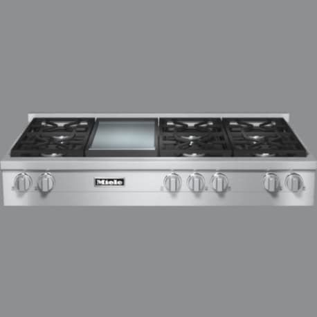 Miele KMR 1356 1 G 48" RangeTop with Built-In Griddle -  Natural Gas