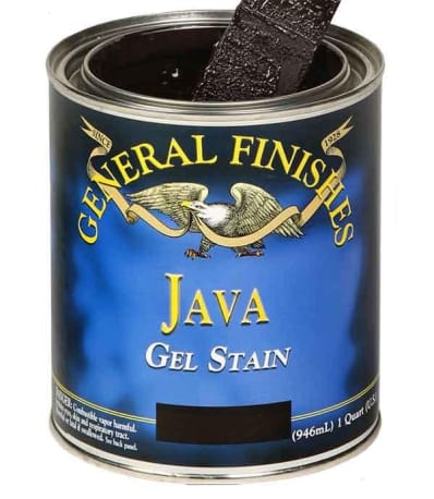 General Finishes Java Gel Stain, 1 Quart