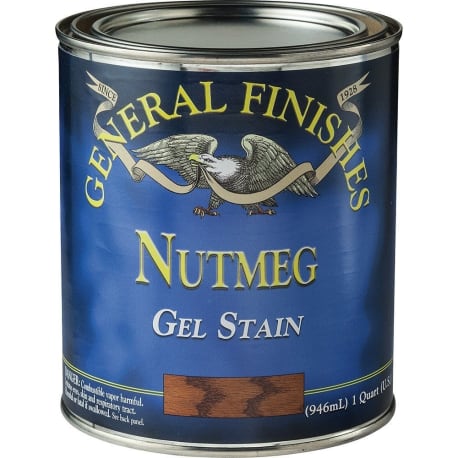 General Finishes Nutmeg Gel Stain, 1/2 Pint