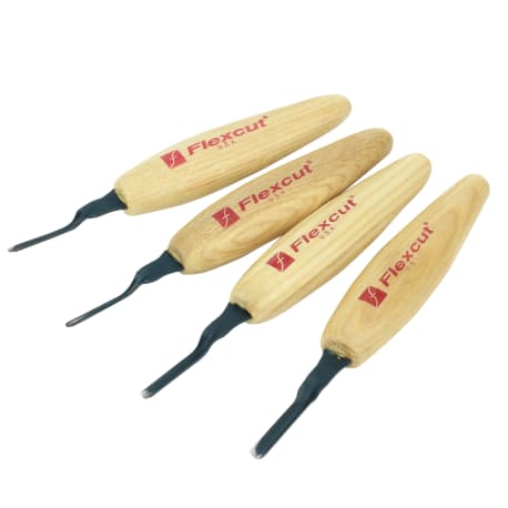 Flexcut 4 Pc. Sweeps Micro Tool Carving Set