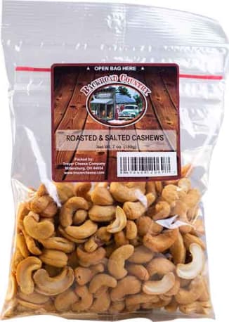 Backroad Country Roasted & Salted Cashews, 7 oz.