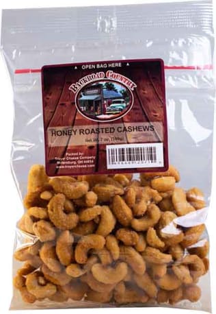 Backroad Country Honey Roasted Cashews, 7 oz.