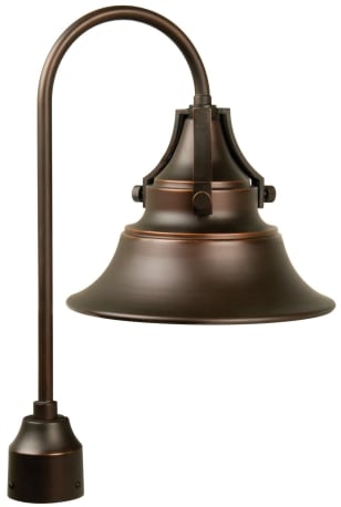 Craftmade Union Oiled Bronze Gilded Outdoor Post Mount Light, 21.13 in.