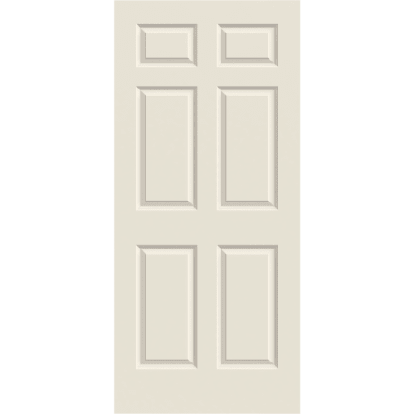 Jeld-Wen 24" x 80" Textured Colonist Hollow Core Pre-Hung Interior Door, RH