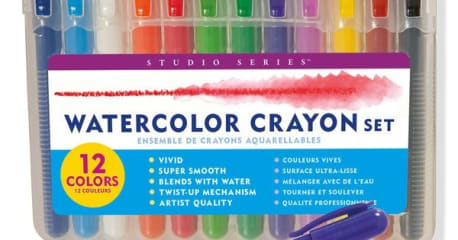 Peter Pauper Press Studio Series Watercolor Crayon Set