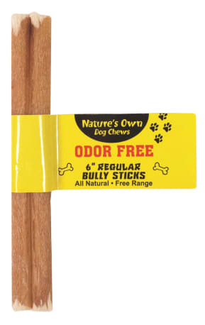 Nature's Own All Natural Bully Stick Dog Chew, 6 in.