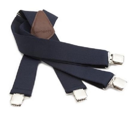 Carhartt Men's Navy Elastic Utility Suspenders