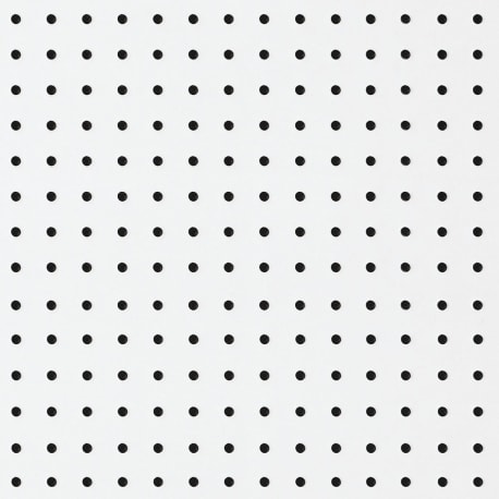 1/4X4X8 Peg Board White