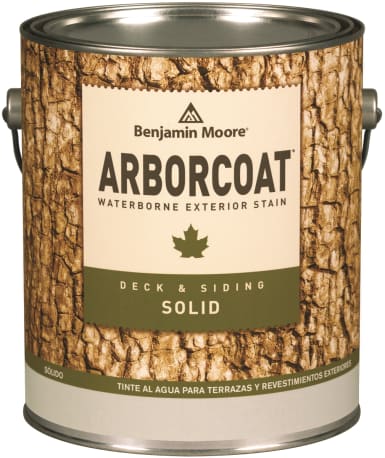 Benjamin Moore ARBORCOAT® Deck & Siding 1X Solid Tintable Stain, 1 Gallon