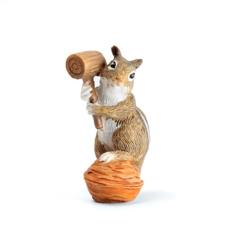 Georgetown Home & Garden Fairy Garden Chipmunk with Mallet