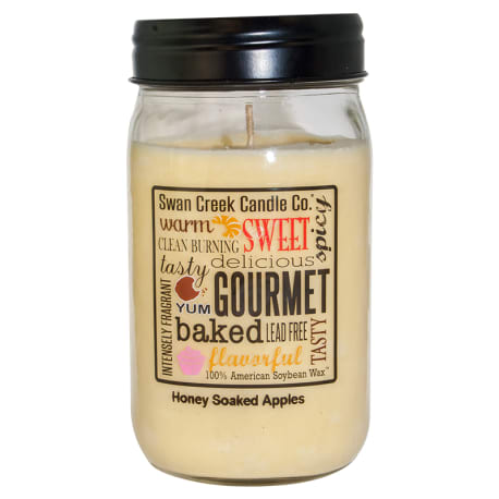 Swan Creek Honey Soaked Apples Jar Candle, 24 oz.