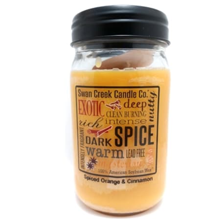 Swan Creek Spiced Orange & Cinnamon Jar Candle, 24 oz.