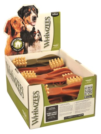 Whimzees Brushzees Star XL Assorted Dog Treat, 1 Piece