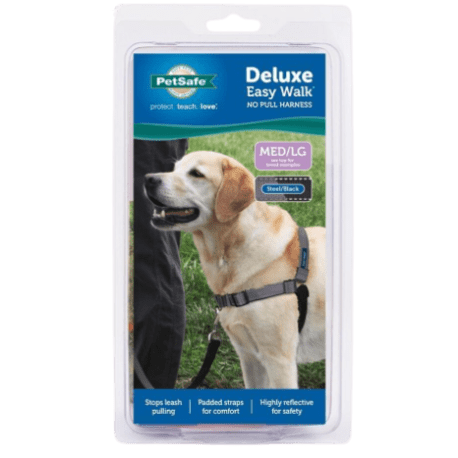 PetSafe Medium/Large Gray Deluxe Easy Walk Harness