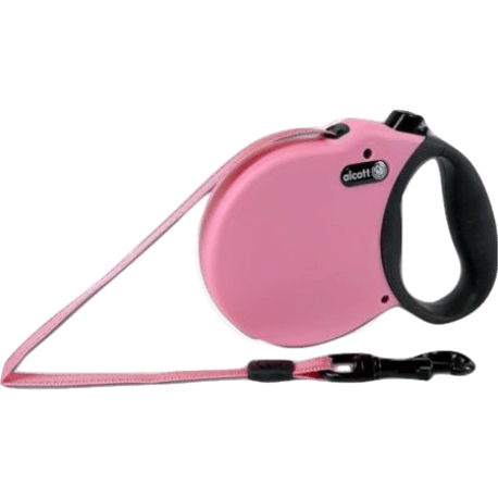 Alcott Pink 16' Retractable Leash for Dogs up to 45 lbs.