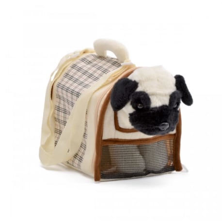 Unipak Designs Pug In Plaid Carrier