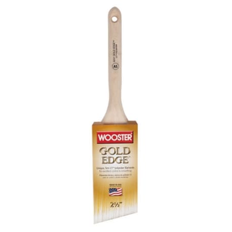 Wooster Brush 2 in. Gold Edge Angle Sash Brush